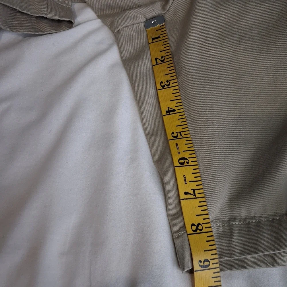 Peter‎ Millar Shorts Mens 44 Khaki Golf Chino Flat Front Casual Walking Preppy